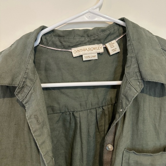 Cynthia rowley short sleeve shorts jumpsuit romper medium - Picture 3 of 3